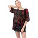 Gates Of Hell Oversized Chiffon Top View1