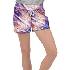 Sonic Boom Velour Lounge Shorts by MRNStudios