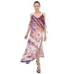 Sonic Boom Maxi Chiffon Cover Up Dress by MRNStudios