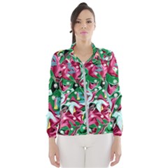 Floral-diamonte Women s Windbreaker