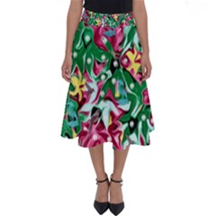 Floral-diamonte Perfect Length Midi Skirt