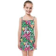 Floral-diamonte Kids  Summer Sun Dress