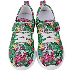 Floral-diamonte Women s Velcro Strap Shoes