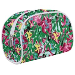 Floral-diamonte Make Up Case (Medium)