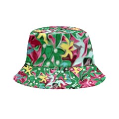 Floral-diamonte Inside Out Bucket Hat