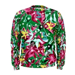 Floral-diamonte Men s Sweatshirt