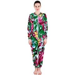 Floral-diamonte Onepiece Jumpsuit (ladies) 