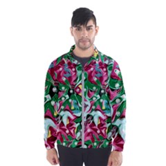 Floral-diamonte Men s Windbreaker