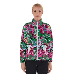 Floral-diamonte Winter Jacket