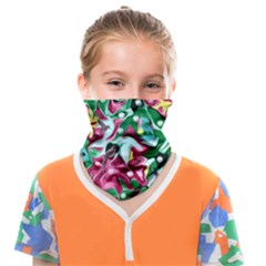 Floral-diamonte Face Covering Bandana (kids) by PollyParadise