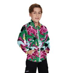 Floral-abstract Kids  Windbreaker