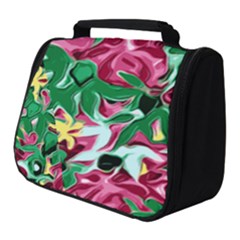 Floral-abstract Full Print Travel Pouch (small) by PollyParadise