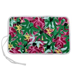 Floral-abstract Pen Storage Case (s) by PollyParadise