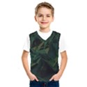 Sea Green Kids  Basketball Tank Top View1