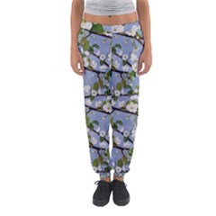 Pear Branch With Flowers Women s Jogger Sweatpants by SychEva