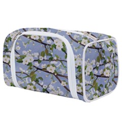 Pear Branch With Flowers Toiletries Pouch by SychEva