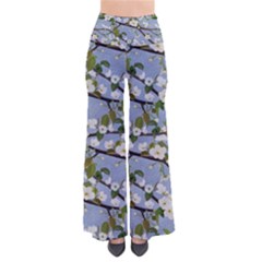 Pear Branch With Flowers So Vintage Palazzo Pants by SychEva