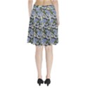 Pear Branch With Flowers Pleated Skirt View2