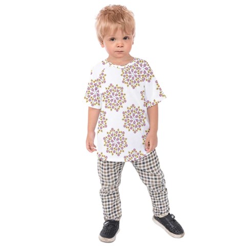 Flowers Pattern Kids  Raglan Tee by UniqueThings