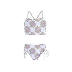 Flowers Pattern Girls  Tankini Swimsuit by UniqueThings