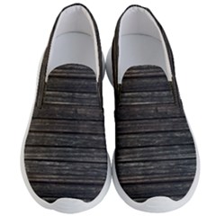 Wooden Linear Geometric Design Men s Lightweight Slip Ons by dflcprintsclothing