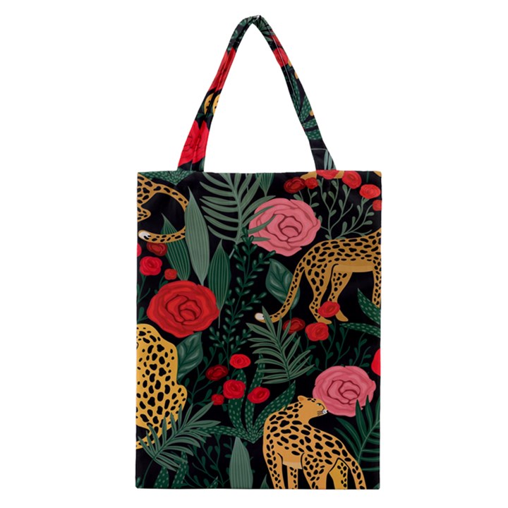 Leopardrose Classic Tote Bag