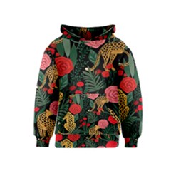 Leopardrose Kids  Pullover Hoodie