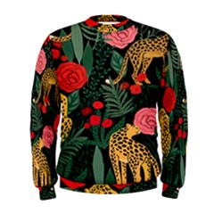 Leopardrose Men s Sweatshirt