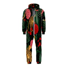 Leopardrose Hooded Jumpsuit (kids)