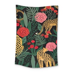 Leopardrose Small Tapestry