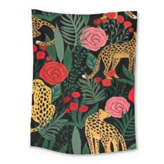 Leopardrose Medium Tapestry