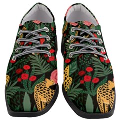 Leopardrose Women Heeled Oxford Shoes by PollyParadise