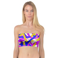 Colored Stripes Bandeau Top by UniqueThings