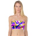 colored stripes Bandeau Top View1