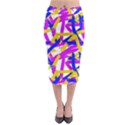 colored stripes Midi Pencil Skirt View1