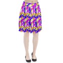 colored stripes Pleated Skirt View1