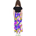 colored stripes Kids  Flared Maxi Skirt View2