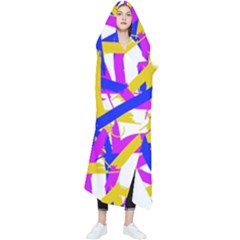 Colored Stripes Wearable Blanket by UniqueThings