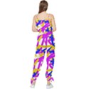 colored stripes Sleeveless Tie Ankle Jumpsuit View2