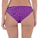 Purple Abstract Print Design Reversible Hipster Bikini Bottoms View4