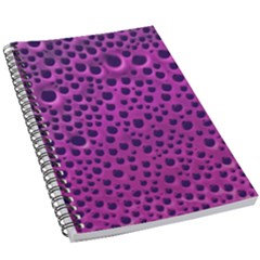 Purple Abstract Print Design 5 5  X 8 5  Notebook