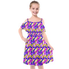 Brushm Kids  Cut Out Shoulders Chiffon Dress by UniqueThings