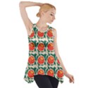 Rose Ornament Side Drop Tank Tunic View1