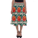 Rose Ornament Perfect Length Midi Skirt View1