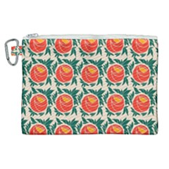 Rose Ornament Canvas Cosmetic Bag (xl) by SychEva