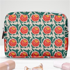 Rose Ornament Make Up Pouch (medium) by SychEva