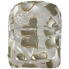   Golden Hearts Full Print Backpack by Galinka