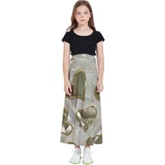   Golden Hearts Kids  Flared Maxi Skirt by Galinka