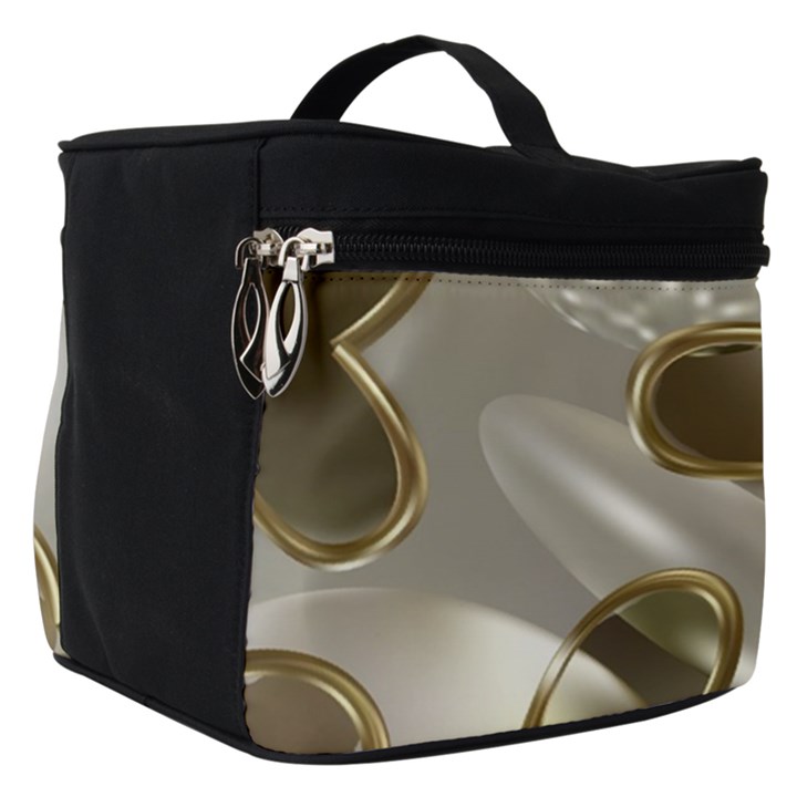   Golden hearts Make Up Travel Bag (Small)