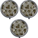   Golden hearts Mini Round Pill Box (Pack of 3) View1